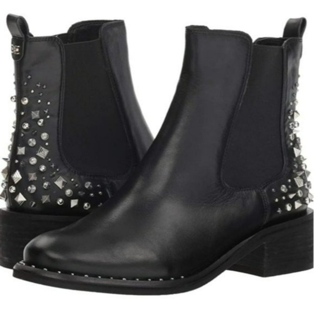 Sam Edelman Black Dover Embellished Chelsea Bootie Black -8.5 - Picture 8 of 11